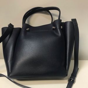 Zara Navy Crossbody Bag